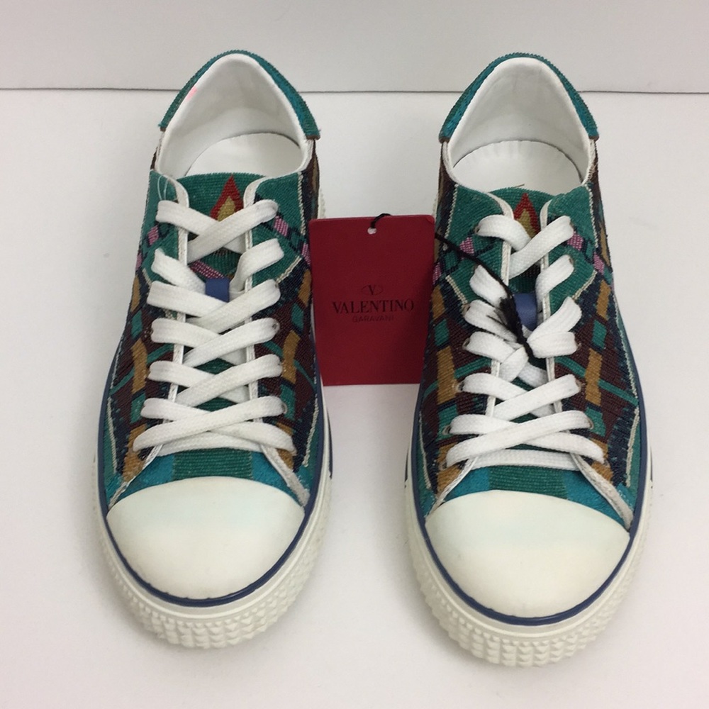 Valentino Street Couture Bead Sneakers Size 40